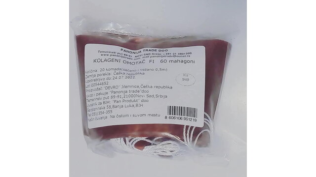 Kolageni Omotač Ø75 sečeno i vezano na 0.5 m (3257)