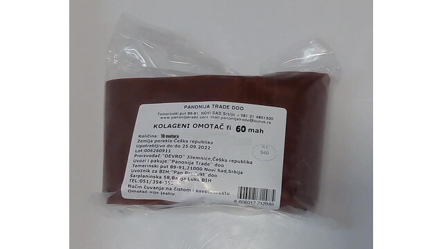 Kolageni Omotač Ø60 mahagoni 10m (3270)