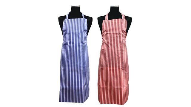 Kecelja mesarska - gastro plavo/bela (8109)