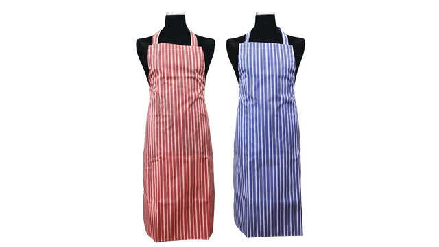 Kecelja mesarska - gastro crveno/bela  (8107)